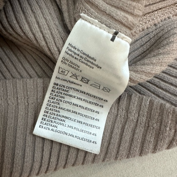 H&M Ribbed Tan Tanktop - Picture 5 of 5